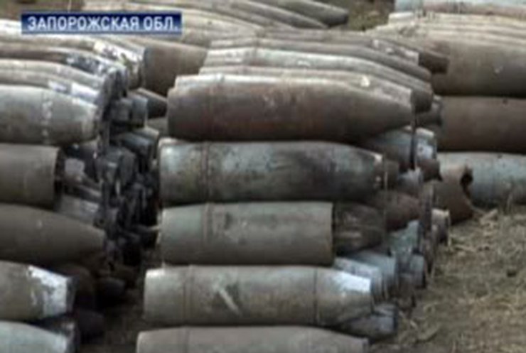 Территорию под Новобогдановкой очистят от снарядов к зиме