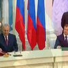 РФ подписала Договор о дружбе с Абхазией и ЮО