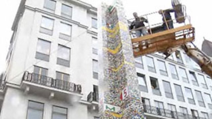 В Вене соорудили самую высокую башню из "Лего"