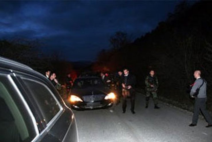 В Грузии обстреляли кортеж Саакашвили и Качиньского