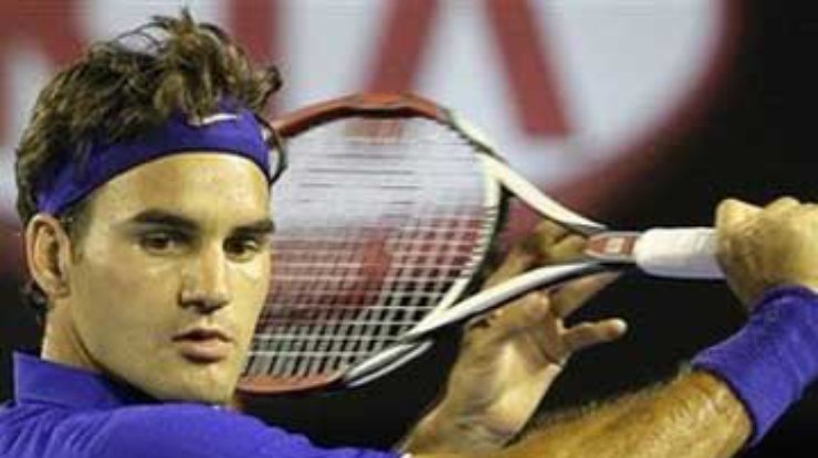 Федерер легко обыграл Дель Потро в четвертьфинале Открытого чемпионата Австралии