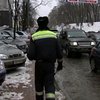 Автомобилисты перекрыли улицу Грушевского в Киеве