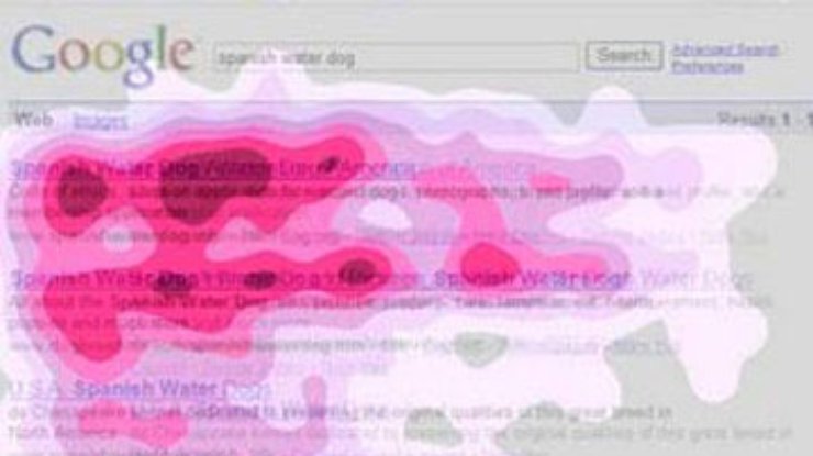Google проследил за взглядом пользователей