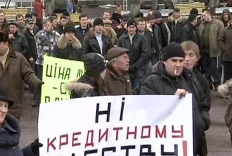 В Хмельницком прошло сразу две акции протеста