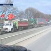 Трассу Одесса-Киев заблокировали дальнобойщики