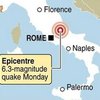Сильное землетрясение в Италии, разрушены сотни домов