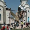 На Тернопольщине обрушилась новая церковь