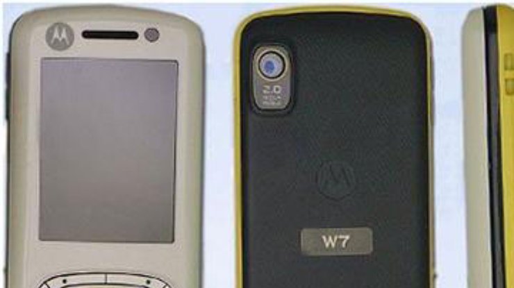 Motorola готовит "спортивный" телефон W7