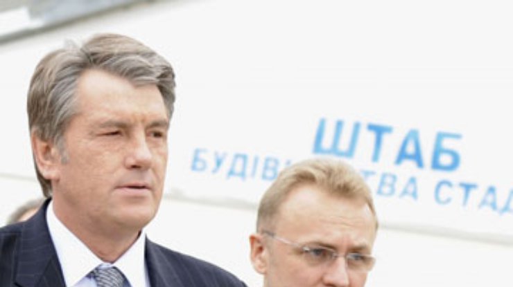 Ющенко оптимистично смотрит на перспективы Евро-2012 в Украине