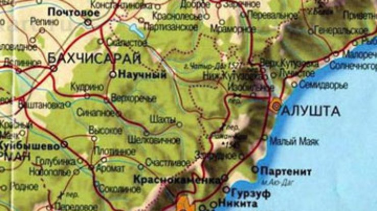 ГАИ Крыма будет бесплатно раздавать карту полуострова