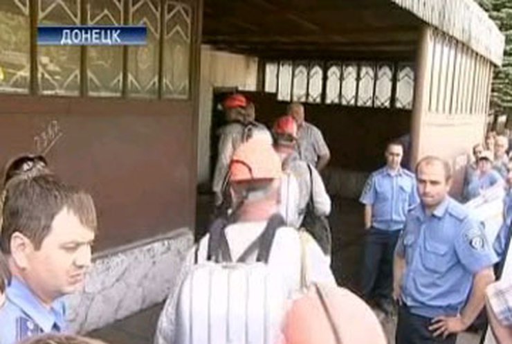 На шахте в Донецке произошла авария