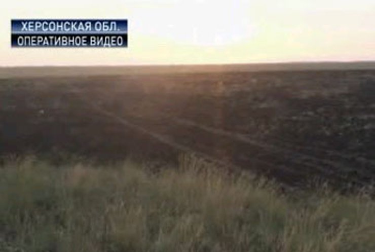 В заповеднике "Аскания-Нова" выгорело 200 гектаров степи