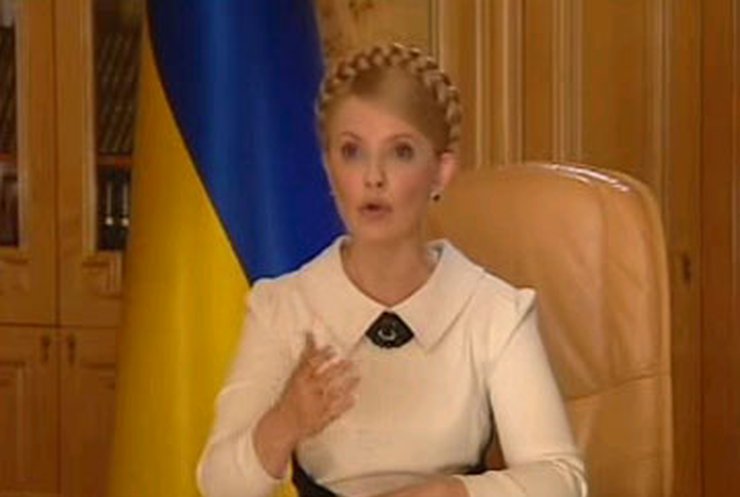 Тимошенко за кадром телеобращения пришлось понервничать