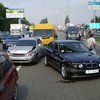 В Киеве 5 автомобилей столкнулись по вине гаишника
