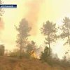 В Испании пожары охватили почти всю территорию страны