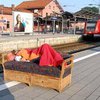 Пьяный немец проехал по Баварии на диване