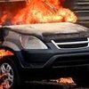 В Киеве сгорела автостоянка