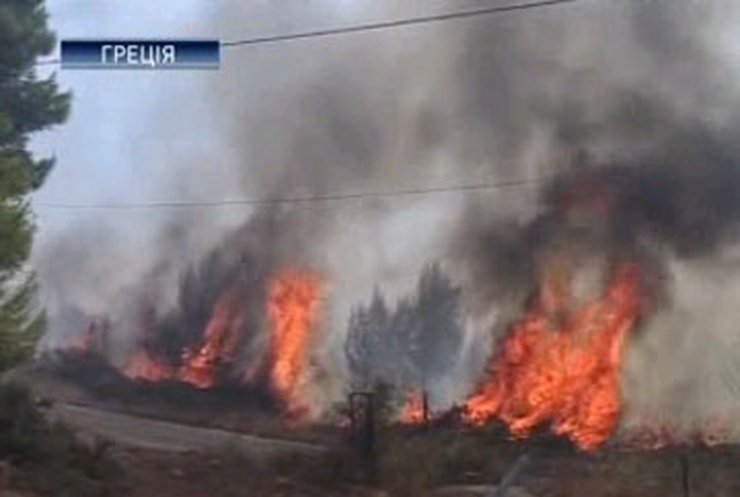 В Греции удалось остановить лесные пожары возле Афин
