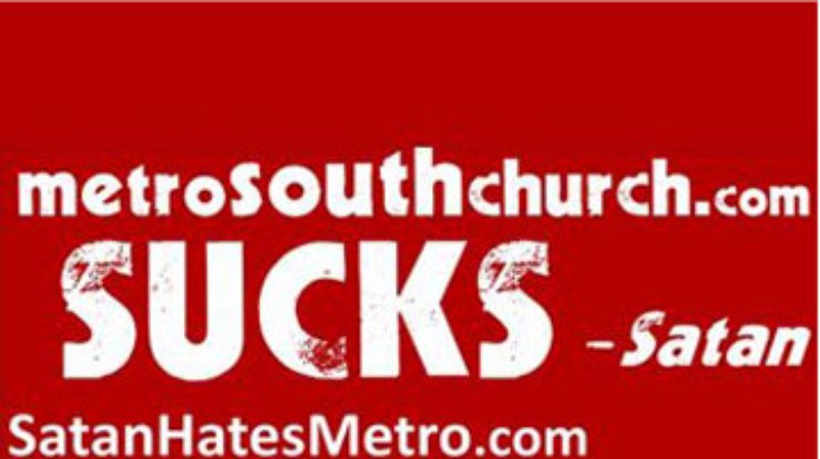 В США сатана рекламирует церковь