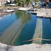 Из-за аварии затопило одну из главных улиц Лос-Анджелеса