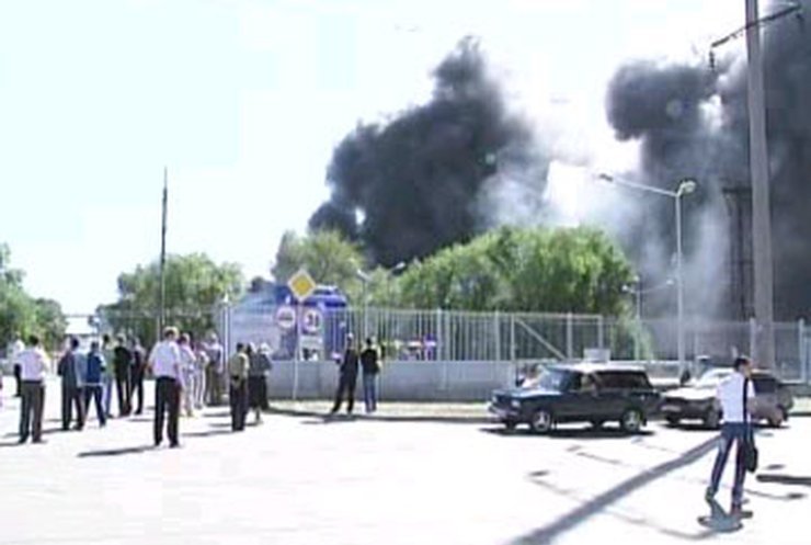 На Запорожском автомобильном заводе произошёл пожар