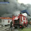 8 человек госпитализированы в результате пожара на рынке Днепропетровска