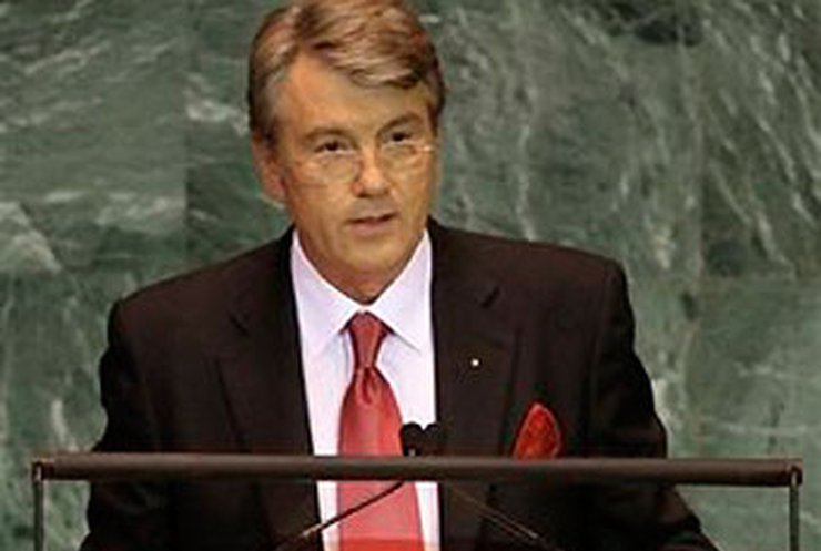 Ющенко в ООН: Дружбе наций грозит диктат права силы