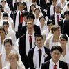 20 тысяч человек одновременно сочетались браком в Южной Корее
