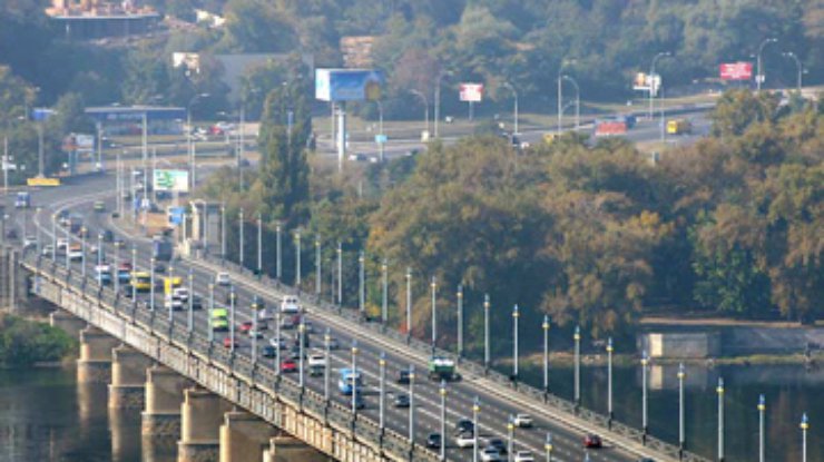 В ноябре киевский мост Патона закроют