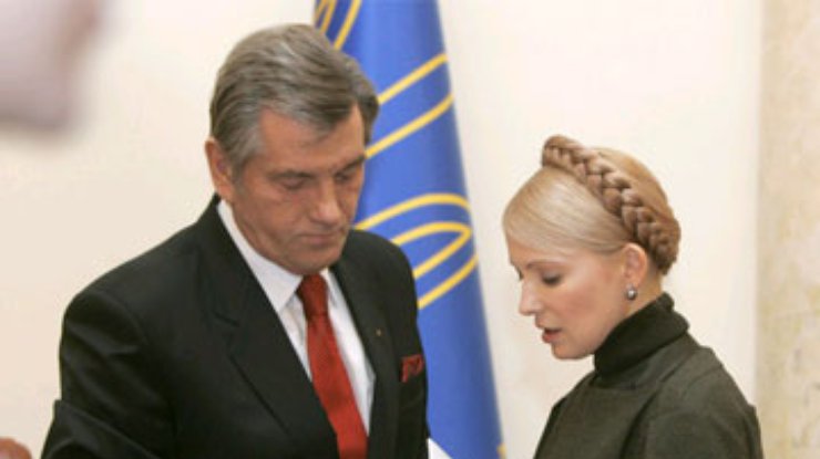 Ющенко потребовал от Тимошенко срочно пересмотреть газовые контракты с РФ