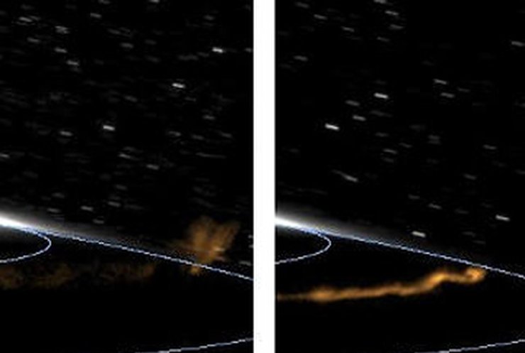 Зонд "Кассини" зафиксировал полярное сияние на Сатурне