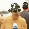 В лондонском Гайд-парке прошел рождественский заплыв "моржей"