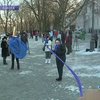 В Одессе показали шарф длиной в полкилометра