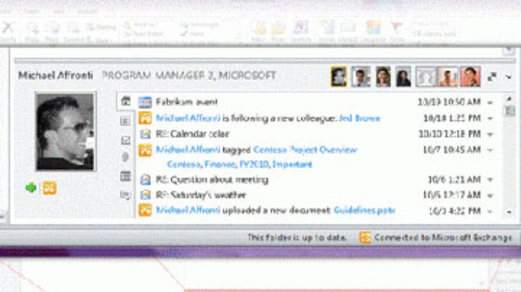 Microsoft добавила в Outlook поддержку соцсетей