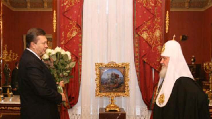 СМИ: Янукович не будет молиться с патриархом Кириллом