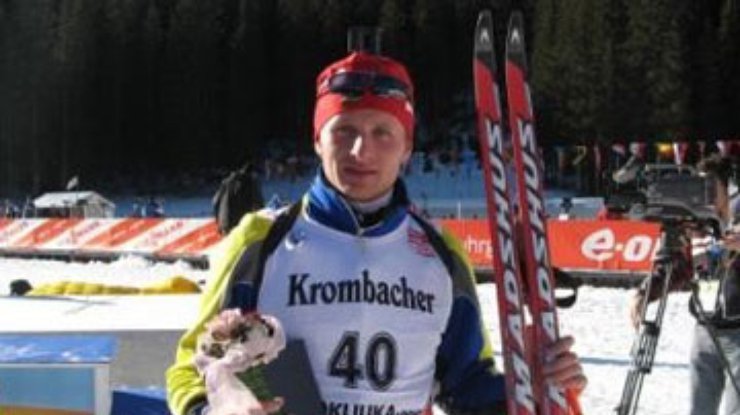 Бережной выиграл серебро чемпионата Европы по биатлону