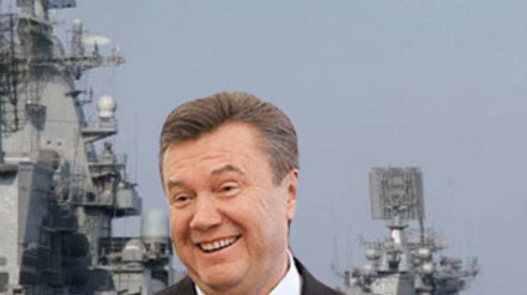 Янукович оставил российский флот в Крыму еще на 25 лет
