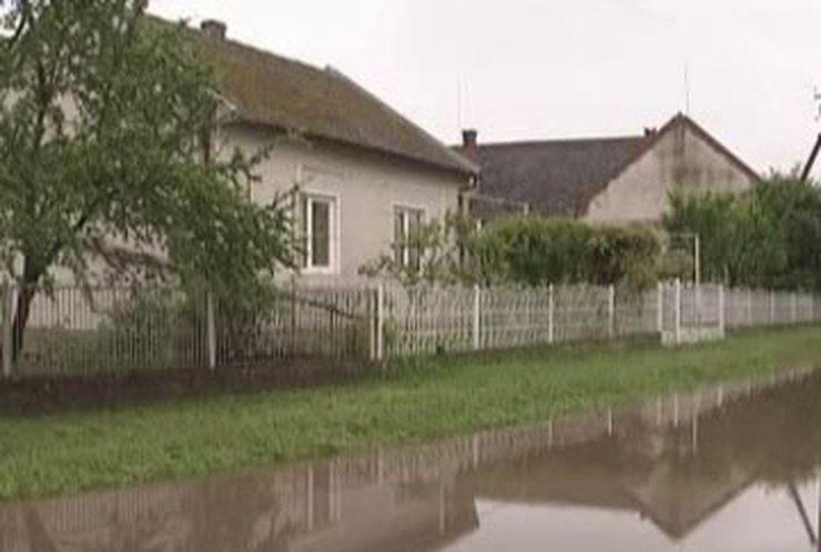 В Закарпатье из-за обильных осадков началось наводнение