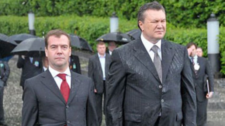 Янукович и Медведев: Не разлей вода