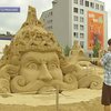 В Берлине возвели песчаный город