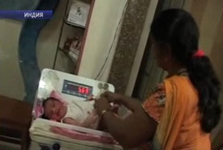 В Индии родился малыш весом почти 6 килограммов