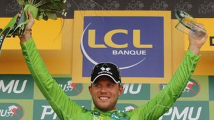 Хусховд выиграл третий этап "Тур де Франс", Канчеллара вернул желтую майку