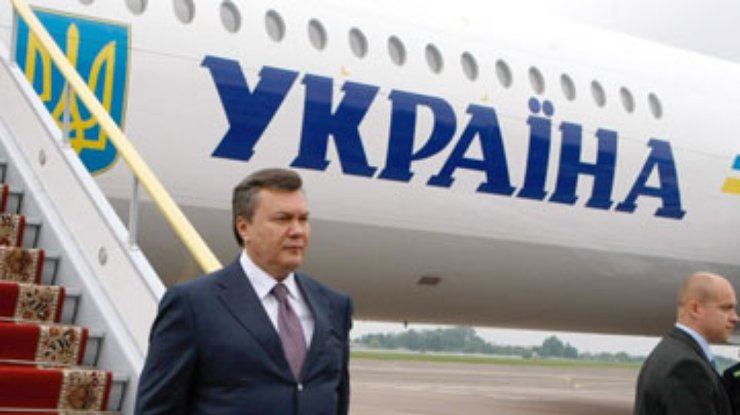 Янукович уже летает на новом самолете