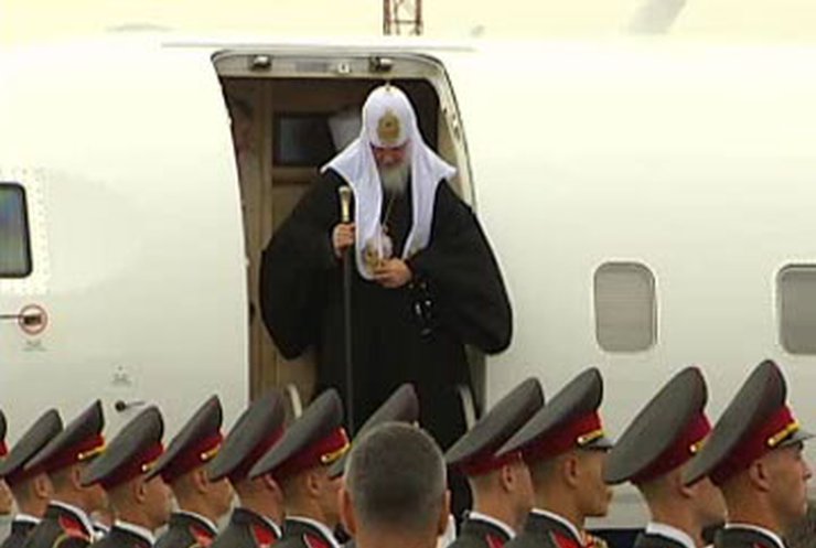 Патриарх Кирилл ступил на киевскую землю