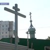В Донецке пассажирский автобус врезался в храм