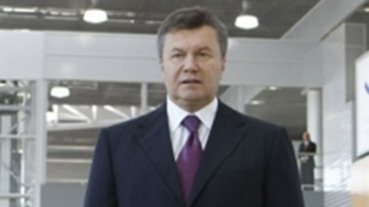Янукович поздравил шахтеров