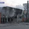 Во Львове сгорел магазин пиротехники
