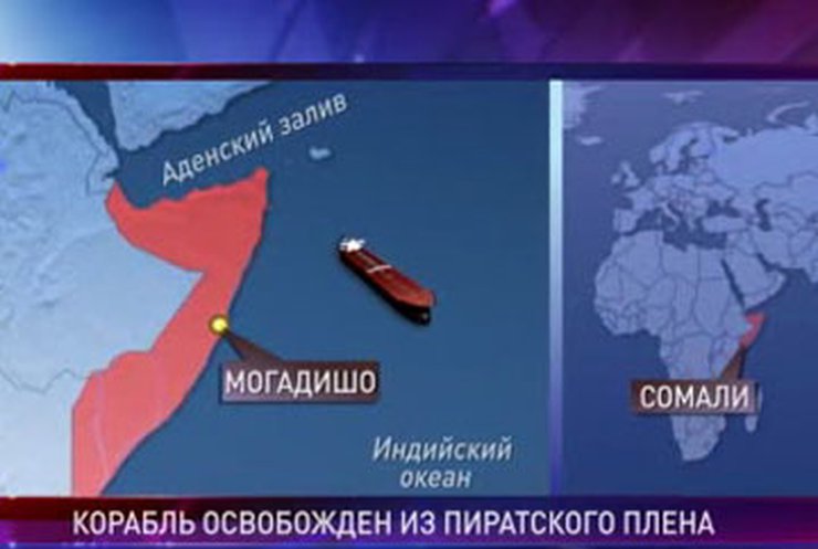 Американские военные отбили у сомалийских пиратов судно