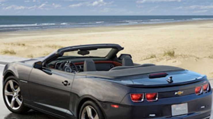 Chevrolet представила изображение кабриолета Camaro