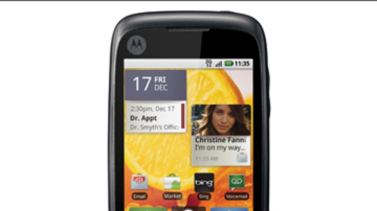 Motorola Citrus: Android-смартфон начального уровня